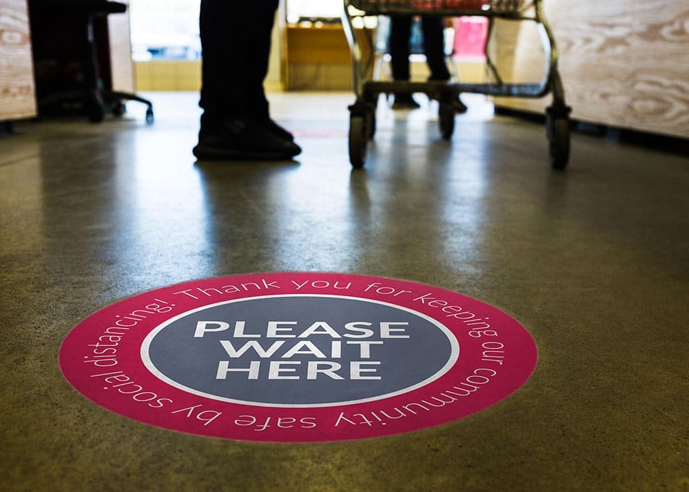 Social Distancing Signage